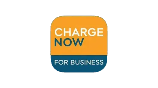 Charge Now for business Ein Bild mit dem Logo von Charge Now for business.