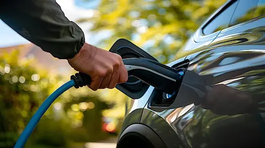 Alle Leistungen für eine professionelle Ladeinfrastruktur Ladestecker im Auto