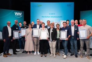 Gruppenbild der letzten Klima.Sieger-Gewinner*innen Gruppenbild der letzten Klima.Sieger-Gewinner*innen