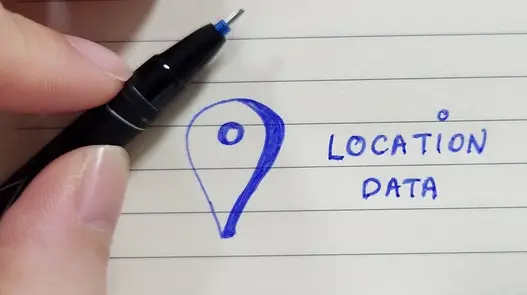 Illustration Geo-Informationssystem.