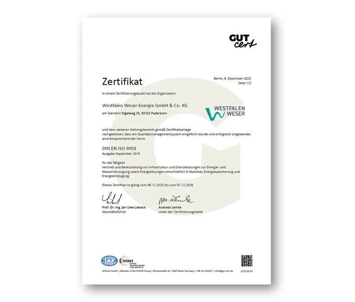 ISO 9001 Zertifikat ISO 9001 Zertifikat