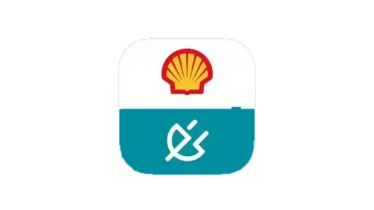 Shell Recharge Ein Bild mit dem Logo von Shell Recharge.